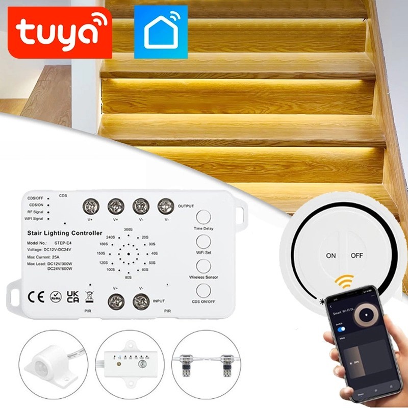 Controller Smart Scale LED WiFi: Sicurezza Notturna per Tutta la Famiglia
