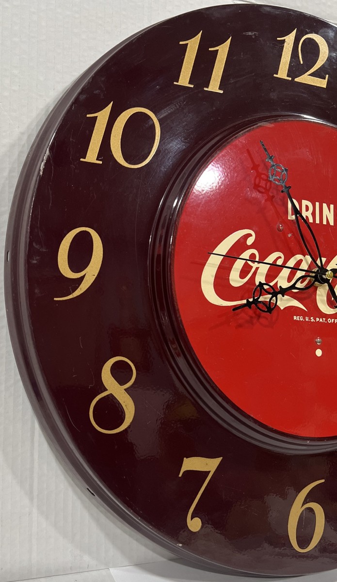 Vintage 1950s Coca Cola Coke Soda Pop 18 Inch Round Advertising