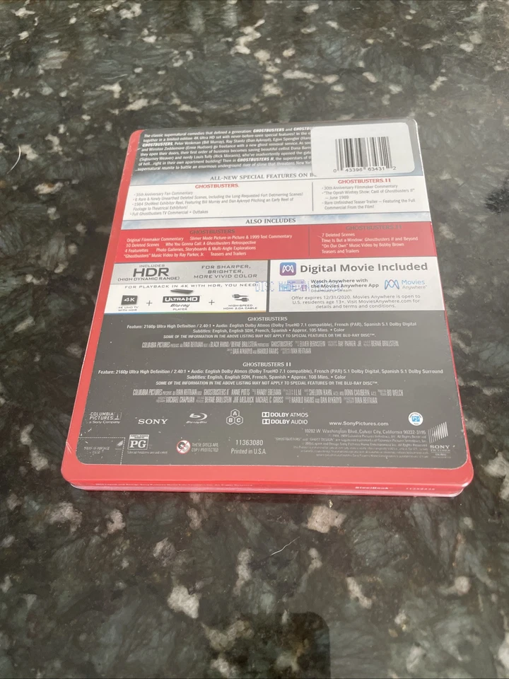 Ghostbusters / Ghostbusters II 4K Steelbook/*NOT The Reprint Version*/OOP! - Image 2 of 4