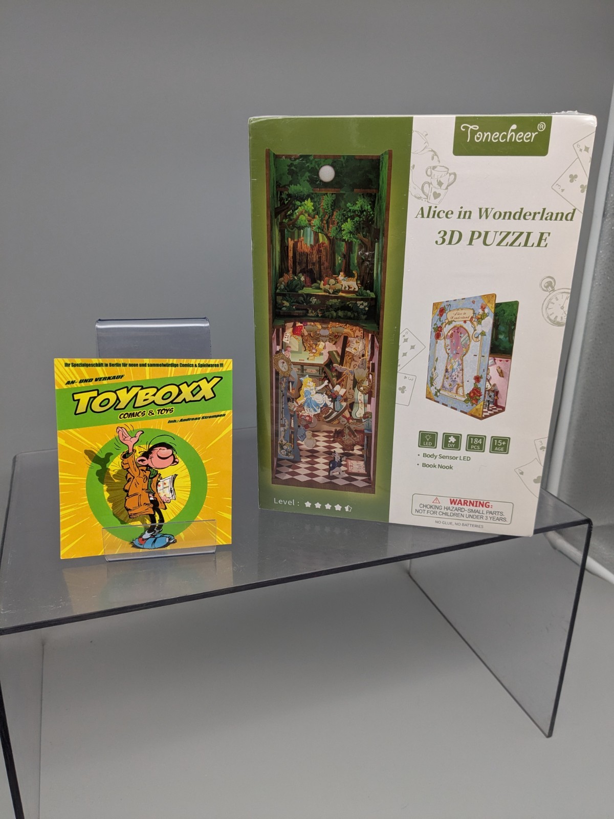 Tonecheer Book Nook Alice in Wonderland 3D Puzzle F15