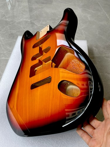 AAAAA gloss Electric Guitar Body Alder Wood, Sunburst, Unfinished DIY Project - Picture 3 of 6