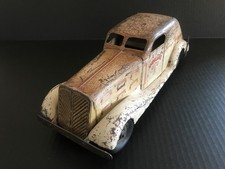 MARX 1930's Pressed Steel Ambulance Sedan Delivery Wind-Up, Restoration/Display