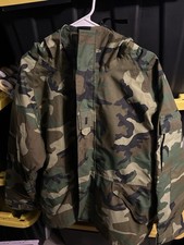 USGI M81 WOODLAND COLD WEATHER GORETEX PARKA ECWCS LARGE SHORT AMAZING CND