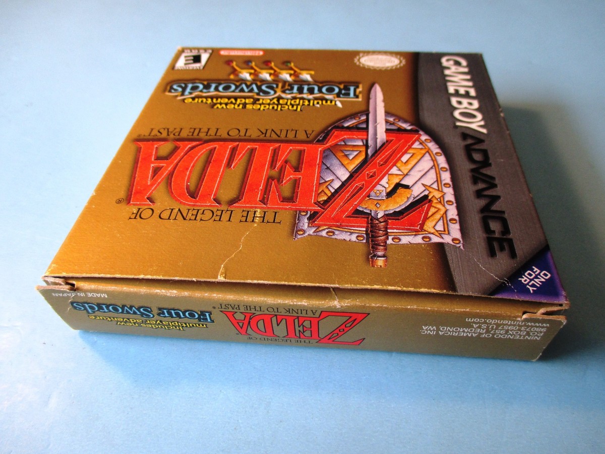 Legend of Zelda: A Link to the Past Four Swords Game Boy Advance w Legend of Zelda: A Link to the Past Four Swords Game Boy Advance w