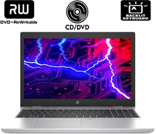 15.6 HP ProBook Laptop: i5 8th Gen (16GB RAM - 256GB SSD) Built in CD/DVD Burner