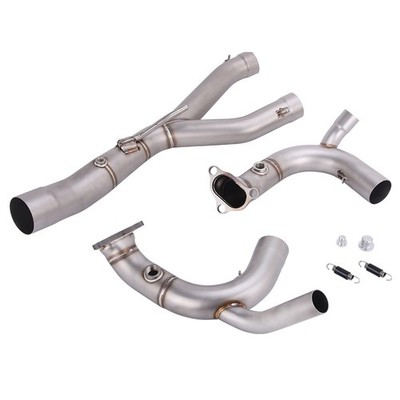 For R1250 R/RS/RT R1250 GS ADV 2019-2025 Exhaust Link Pipe Front Header Tips