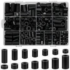 M6 M8 Nylon Spacer, 300 Pcs Round Electrical Outlet Spacers Standoff Non-Threade