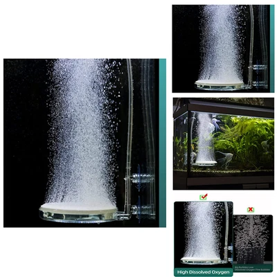 boxtech Aquarium Nano Bubble Stone Kit mit Steuerventil, Leise Super-High CO2...