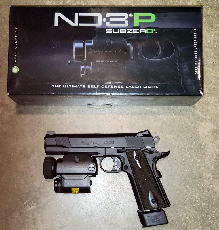 Laser Genetics ND-3P Sub Zero Self-Defense Laser Sight