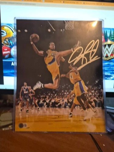 Dennis Rodman Signed 11 x14 Photo Lakers