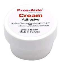 Pros Aide Cream Adhesive 0.5 Ounce Thick Bonding for Repairs Scars Textures
