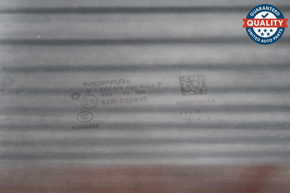 2017-2021 JEEP COMPASS 限量后门左窗玻璃拖把原始设备制造商 — 第 2/4 张图片