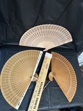 3 Wooden Fans - Asian FA1