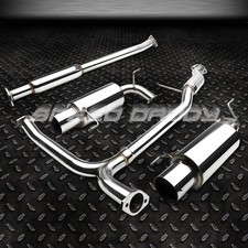Stainless Steel Catback Exhaust System 4.5tip Muffler For 98-02 Honda Accord V6