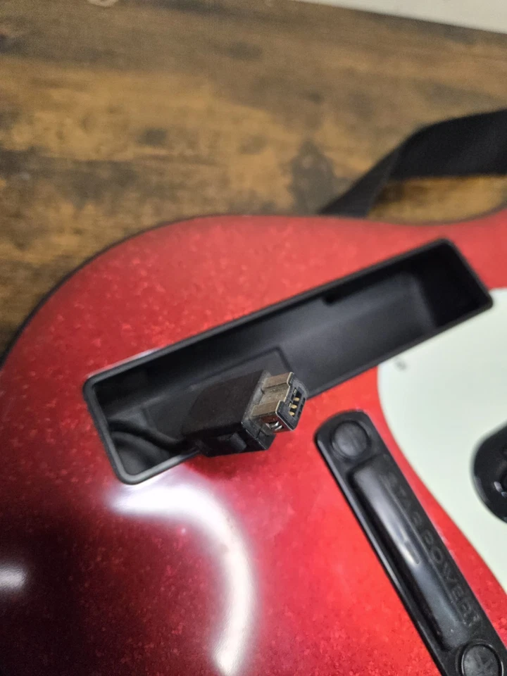 CHITARRA GUITAR HERO NINTENDO Wii controller Originale Wireless - Immagine 3 di 4