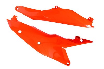 SIDE PANELS 2023-25 SX/SX-F, 2024-2025 EXC/EXC-F KTM, ORANGE, RTECH