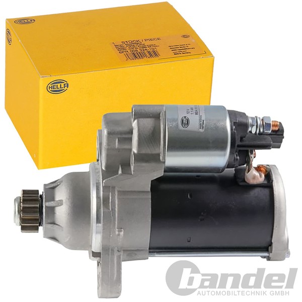 Hella Anlasser Starter 1,1Kw Passend FüR Audi A1 A3 Q3 Seat Arona Ibiza Leon-image