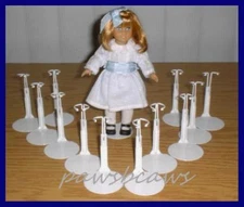 One Dozen 12 KAISER 1101 Doll Stands fits 6" MINI AMERICAN GIRL Chelsea Dawn