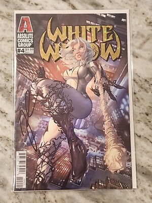 White Widow #4 Ehnot Gold Variant - Signed By Jamie Tyndall  w/COA  