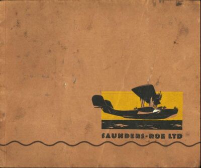 Saunders Roe A.27 SARO London Flying Boat Technical Brochure 1930's Ex Rare 