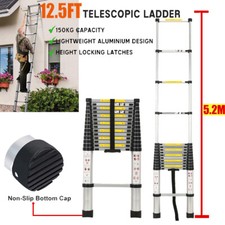 5.2M Multi-Purpose Ultra-light Aluminum Telescopic Ladder Extension Extendable