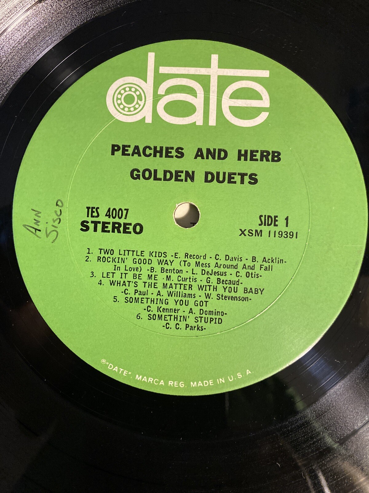 Peaches And Herb Golden Duets LP TES 4007 Date 1968 1st USA Vinyl Record eBay