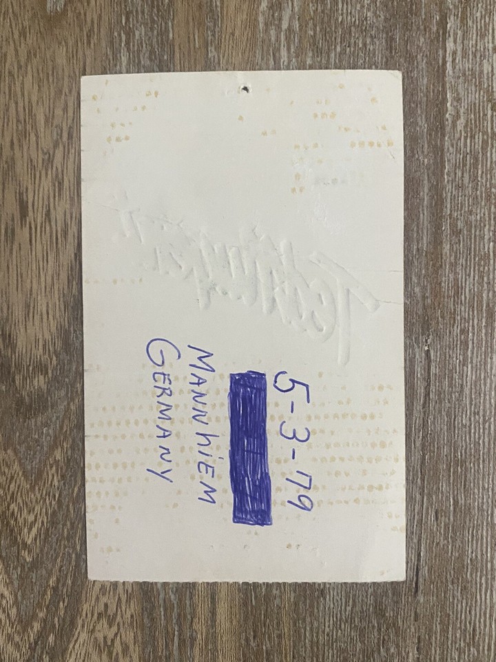 5/3/1979 Ted Nugent Weekend Warrior Concert Ticket Germany | eBay