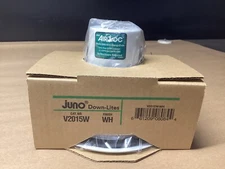 JUNO LIGHTING GROUP V2015W-WH 5" WHITE BAFFLE TRIM #104D87PR5*CO