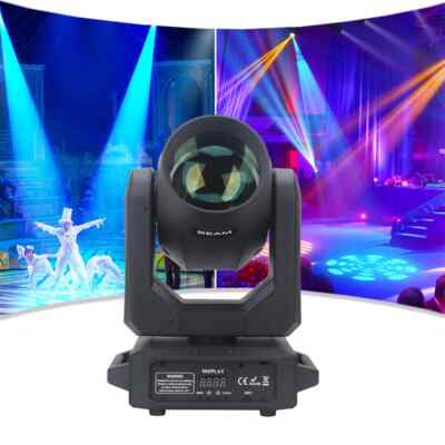 200W Party Moving Head Light LED Beam Spot 3in1 for Disco DJ Club 6+12 Prism Hot