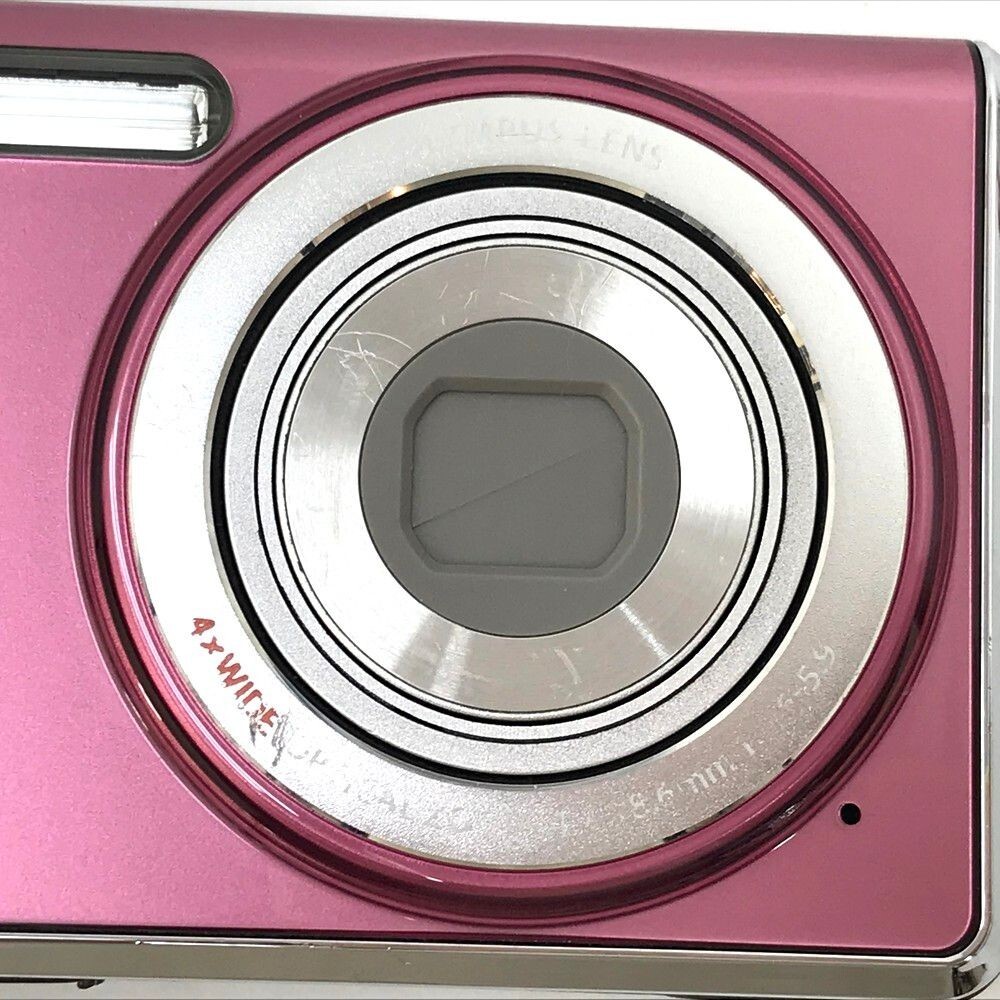 AS IS OLYMPUS FE-4020 Pink 14.0 MP 4x Optical Zoom Digital