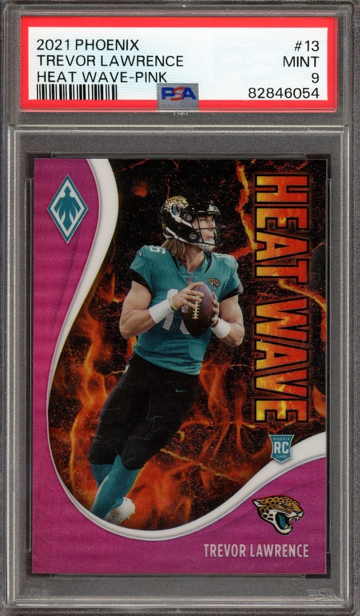 キャロル　PSA9 TREVOR LAWRENCE ~ 2021 Phoenix Heat Wave Pink RC #13 (#13