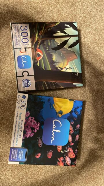 Lot of 2 NEW in box Calm 300 Piece Puzzles