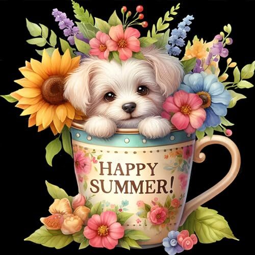 Funny DIAMOND☆DOGS Cute Puppies – Diamond Art Club