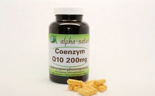 240 Coenzyme Q10 capsules of 200 mg Q10 vegan - no stearate and artificial Backing Fabrics