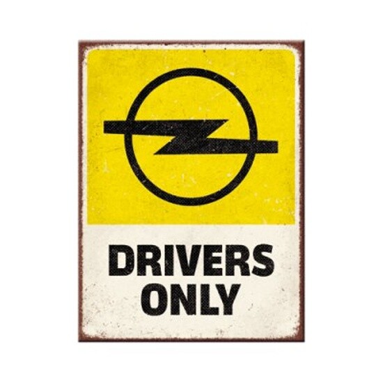 Opel Drivers Photo Magnet Souvenir Fridge Car 8 cm New