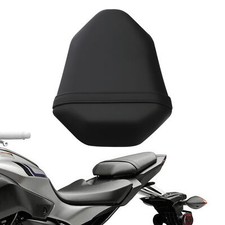 Asiento de pasajero trasero Pillion apto para Yamaha FZ07 2014-2017 14 2015 2016 17 negro