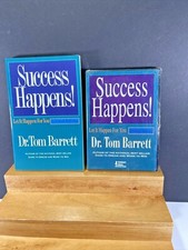 Success Happens! Dr. Tom Barrett Audiobook 4 Disc Marketing CD Set & Signed Book
