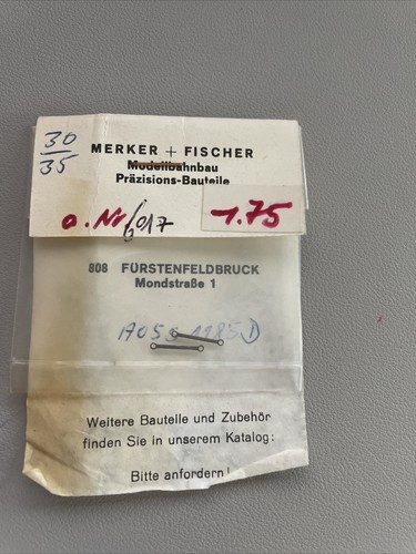 Barra oscilante M+F Merker Fischer H0 6017 11 mm pieza de repuesto accesorio modelismo | Zustand: Gebraucht