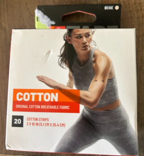 KT Tape, Original Cotton, Elastic Kinesiology Athletic Tape, 20 Count, 10"