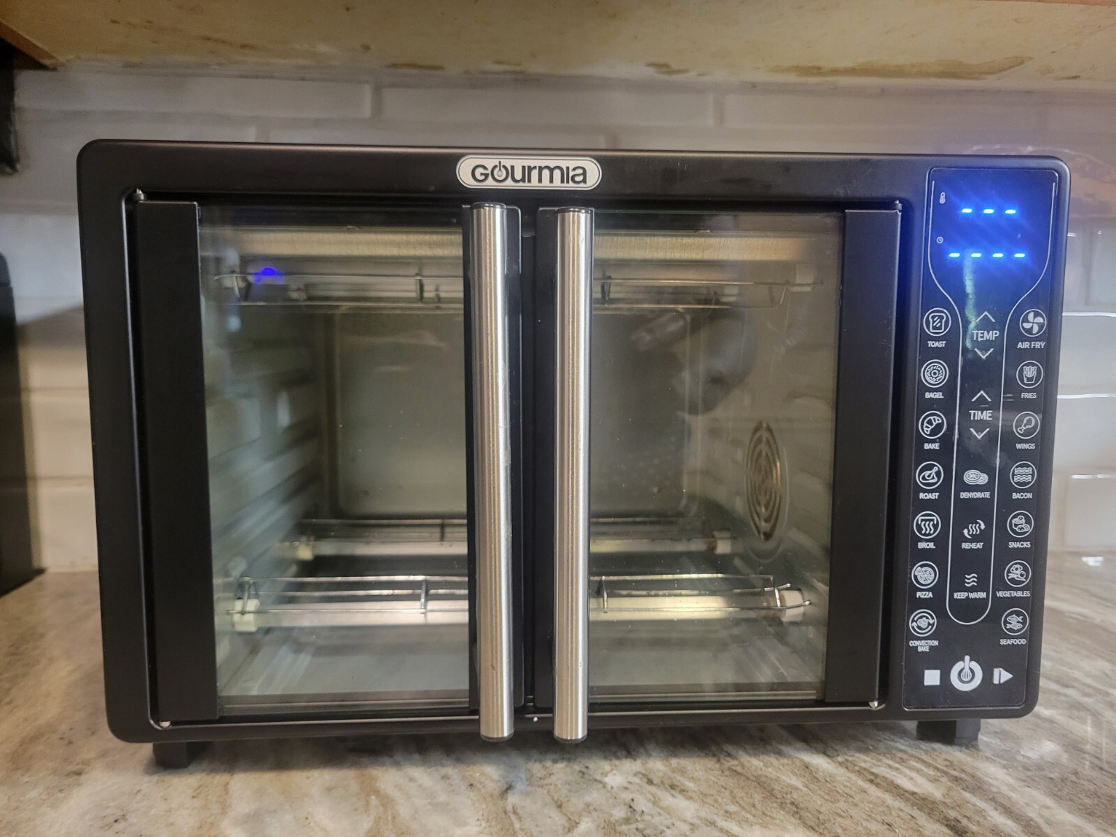 Gourmia French Door XL Digital Air Fryer Oven eBay
