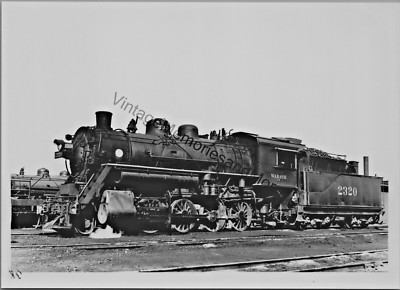 Vintage Wabash 2320 Steam Locomotive 5''X7'' Real Photo T2-79