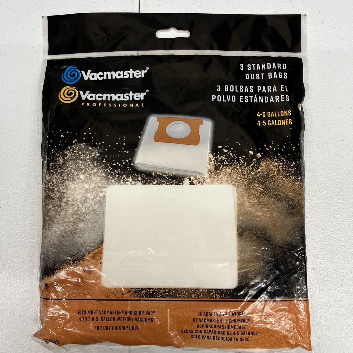 Vacmaster 4 gallon dust bag sale
