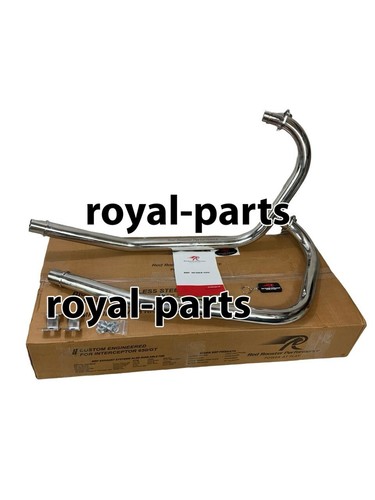 "RED ROOSTER STELLER HEADER PIPE" FIT FOR ROYAL ENFIELD INTERCEPTOR 650 & GT 650 - Picture 8 of 23