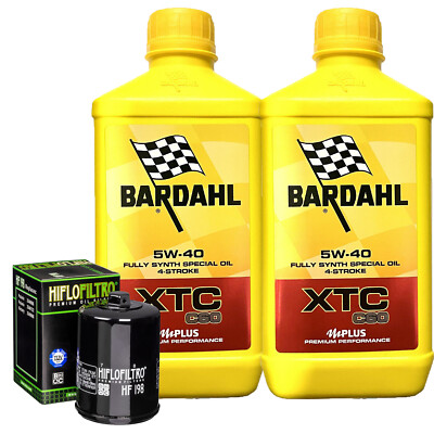 Set Service Bardahl Öl XTC 5W40 Für Victory Magnum� 2016>2017