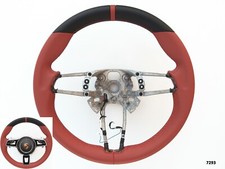 PORSCHE 911 BOXSTER CAYENNE MACAN PANAMERA NEW NAPPA LEATHER HEATED SW RED mark