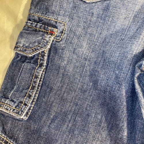 Kids Unisex Guess USA Cargo Style Shorts Denim Jean Shorts Youth Size 6 100% Cot - Picture 10 of 12