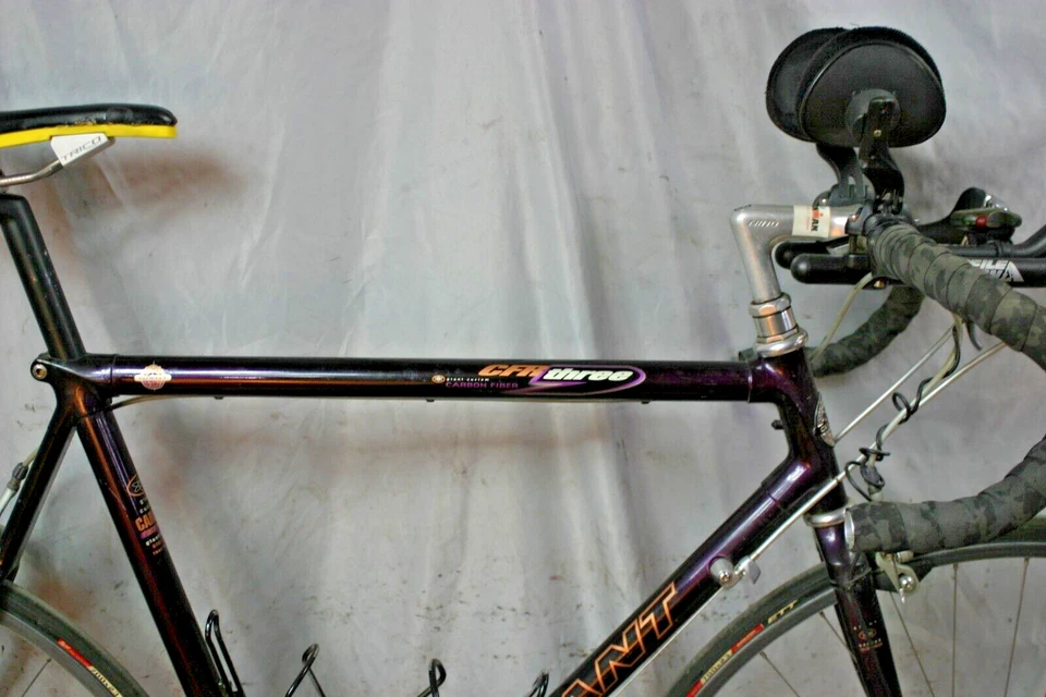 Bicicleta de carretera Giant CFR Three Racing 1996 mediana 57 cm Shimano tricolor envío rápido Foto 4 de 4