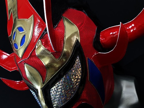 JUSHIN LIGER WRESTLING MASK LUCHADOR COSTUME WRESTLER LUCHA LIBRE MEXICAN MASKE - Picture 6 of 10