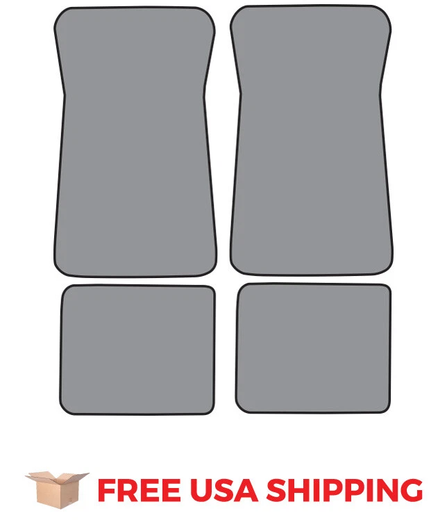 FITS 1971-1973 Pontiac Catalina Floor Mat 4pc Loop - Image 2 of 3