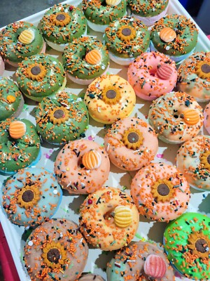 Donut Bath Bombs, Bath Fizzy Donut - Pack of 15 - Ships from USA - handmade 